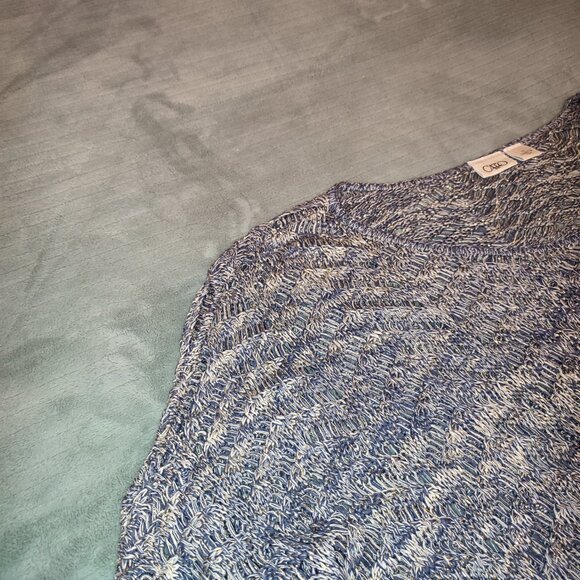 Cato Open Knit Blouse Duster Top Shirt Free Time Golden Reflex Wear Over - Picture 8 of 9